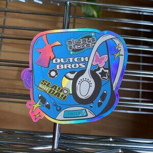 Dutch Bros “Slay the Day” Holographic Sticker